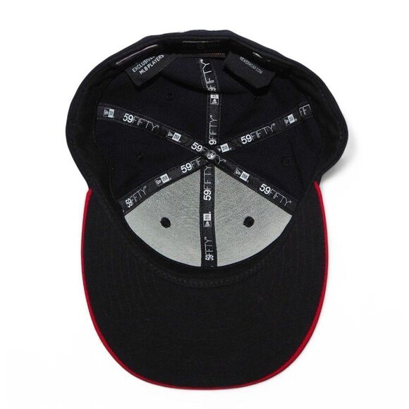 New Era 59FIFTY Atlanta Braves Major League Baseball Fitted Hat 7 1/4 - Picture 5 of 6